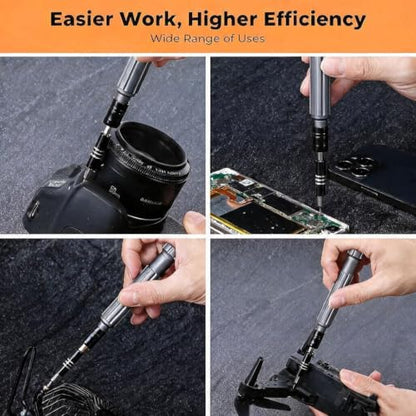 Precision Screwdriver Set, 150 in 1 Mini Screwdriver Set Tool, Black - color: Black, size: 150