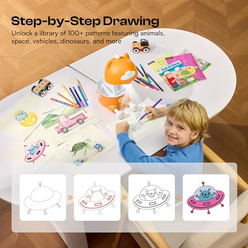 Caydo T3 AI Drawing Projector, Christmas & Birthday Gift for Kids Ages 5+ - color: T3 Drawing Projector