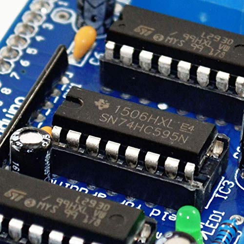 HiLetgo L293D DC Motor Drive Shield Stepper Motor Drive Shield Expansion Board for Arduino Duemilanove Raspberry Pi (Pack of 2) - size: Small (Pack of 2)