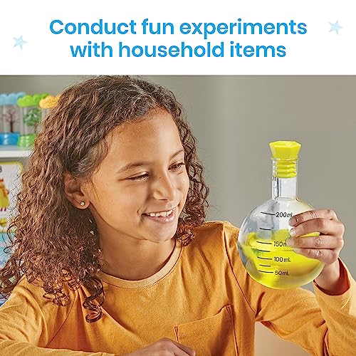 hand2mind Starter Science Measuring Flask Set, 8 Pieces, Ages 3+