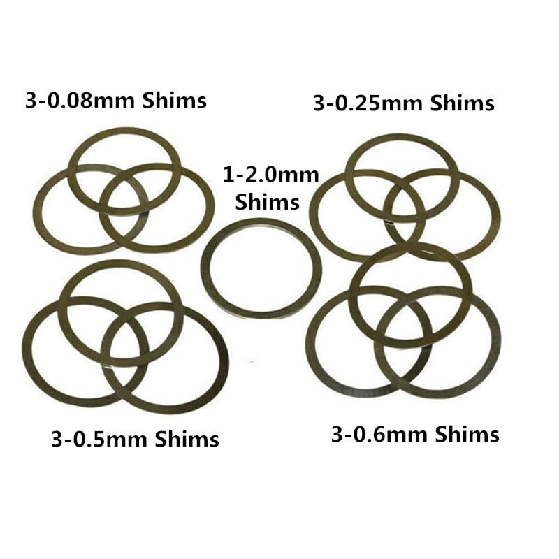 Tokinng Rear Bearing Support Plate & Shim Kit Fit for Mustang T5 World Class HD 5 Sp Transmission, Replaces# T5144, E5ZZ7195A, E5ZZ-7195A
