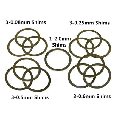 Tokinng Rear Bearing Support Plate & Shim Kit Fit for Mustang T5 World Class HD 5 Sp Transmission, Replaces# T5144, E5ZZ7195A, E5ZZ-7195A