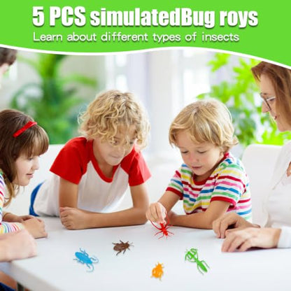 Bug Catcher Kit for Kids 3+, Bug Catching & Outdoor Explorer Kit | Insect Cage, Safe, Extendable Butterfly Net, Carry Bag, Catch & Release Adventure Set for Backyard & Camping