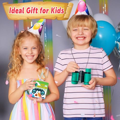 Binoculars for Kids, Kids Binoculars for 3-12 Boys Girls, Outdoor Toys - color: Green