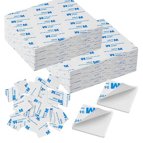 600PCS Double Sided Foam Tape, Super-Sticky Double Sided Adhesive Pads - size: 600Pack