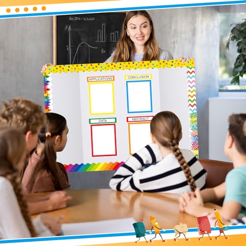 Fuyoooo 90 Pcs Science Fair Board Supplies, Rainbow - style: Rainbow