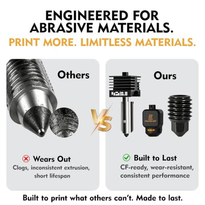 P2S Nozzle for Bambu Lab, 2PCS 0.8MM Hotend for H2D/H2S/P2S/H2C/X2D/A1/A2L/A1 Mini, Quick Swap High Temp Hardened Steel Hotend Replacement, 3D Printer Accessories with Silicone Sock - style: 2PK 0.8+0.8MM
