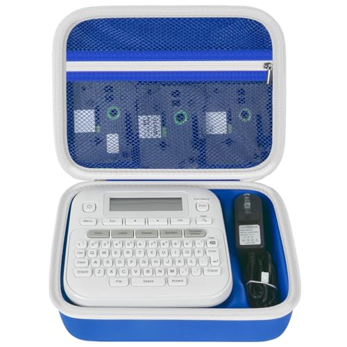 GWCASE Hard Label Maker Case for Brother P-Touch PT-D220/PT-D210, Case Only - color: Blue