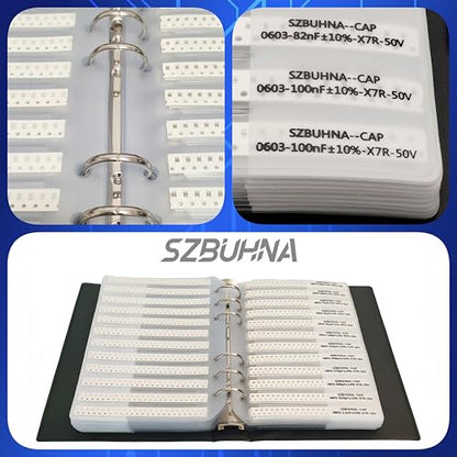 0402+0603+0805+1206 SMD Capacitor Assortment Kit with Inductor