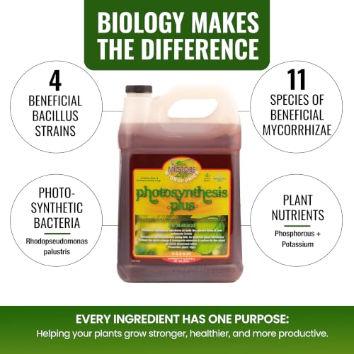 Microbe Life Hydroponics Premium Photosynthesis Plus to Grow Fruits, Vegetables, and Herbs, The Best Professional Big Bud Grow, Use with Any Feeding Systems Including Hydroponics or Soil, 5 Gallons - size: 5 Gallons