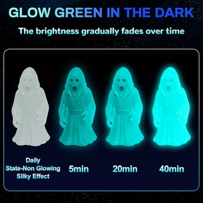Glow in The Dark PLA+ 3D Printer Filament 1.75mm, Stronger Lighting Effect & Long-Lasting Glow, Luminous Bright 3D Printing Filament for Most 3D Printer - 1kg Spool(Glow Bluegreen) - color: Blue-green