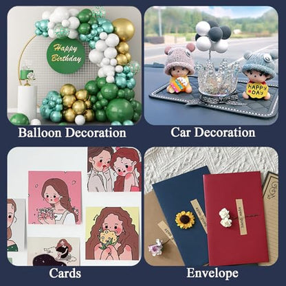 LMJIA Sticky Tack for Wall Hanging (0.31"*0.51"-100 Pcs) — Removable Poster Putty & Mounting Putty, Double-Sided Adhesive Dots for Damage-Free Decor, Balloons & Crafts - size: 0.31" X 0.51"