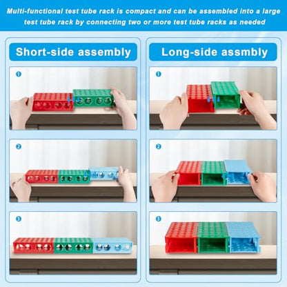 4 Way Tube Rack, Centrifuge Tube Racks, Pack of 4