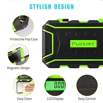 Fuzion Digital Pocket Scale, 200g x 0.01g Gram Scale High Precision - color: Green, size: 200/0.01g