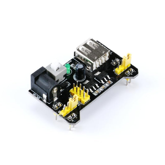 6Pcs 5V 3.3V Power Supply Module MB102 Breadboard Power Module DC 6.5-12V USB Power Supply Module