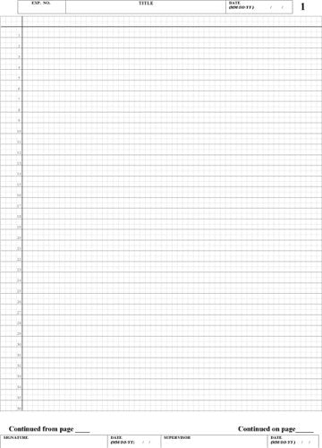 Student Laboratory Notebook