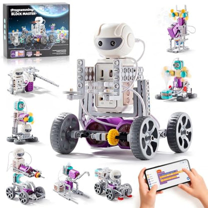 STEM Toys 24-in-1 Circuit Science Experiments Coding Robot for Kids