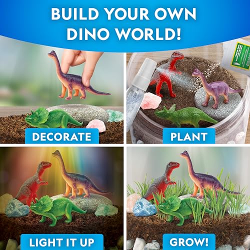 National Geographic Light-Up Dinosaur Terrarium Science Kit for Kids - style: Dino Habitat