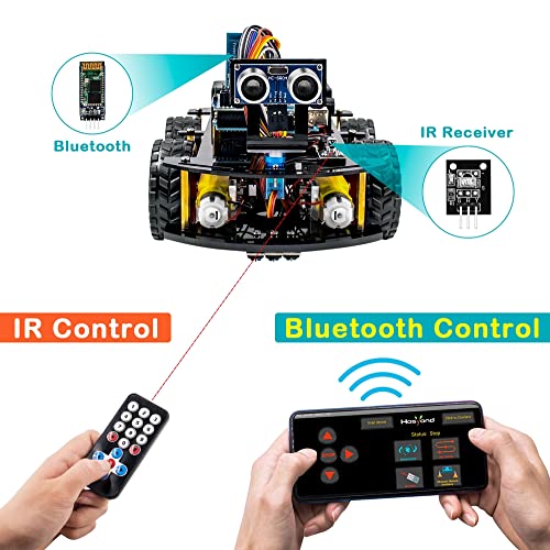Hosyond Smart Robot Car R3 Project Kit Compatible with Arduino IDE