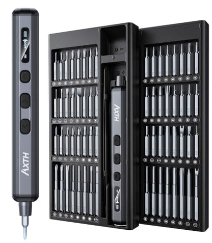 AXTH 76-in-1 Mini Electric Screwdriver Set, [Precise Torque Control] - style: 76in1 Electric