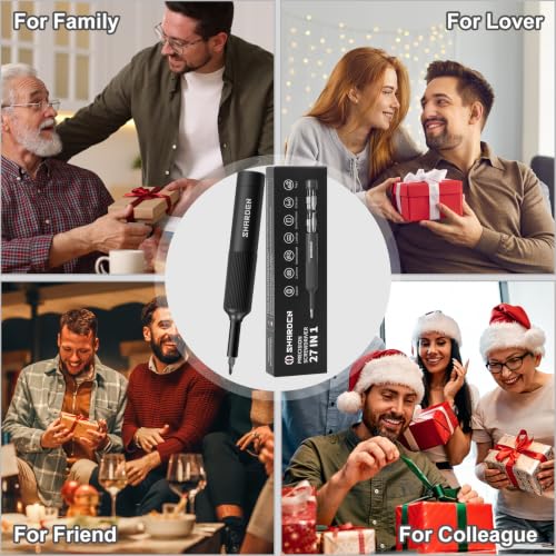SHARDEN 27-in-1 Precision Screwdriver Set Multi Bit Mini Small Screwdriver - color: Black, size: Pocket Size-Precision