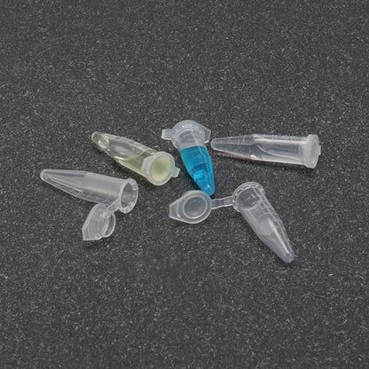 500pcs 1.5ml Microcentrifuge Tubes with Snap Caps