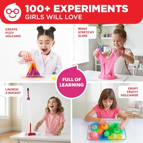 Doctor Jupiter Girls' First Amazing Science Experiments Kit for Ages 4+ - style: Girls' First Amazing Science Kit: 4+