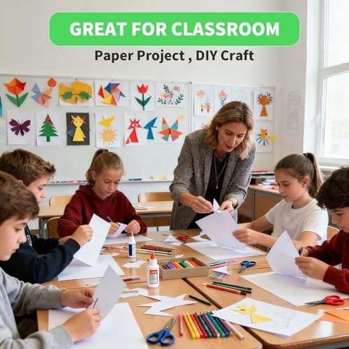 50Pcs White Poster Board 22"X28", 250 GSM Thickness Poster Paper, Glossy& Matte Side Large Posterboard, Poster Board Bulk For School Arts Crafts,Project Presentations,Drawing,Office,Displays,Signs - size: 22"x28"--50Pcs