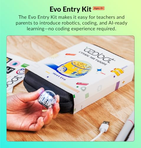 Ozobot Evo Coding Robot Kit | Ages 5-11 | STEM Coding for Kids & Teachers