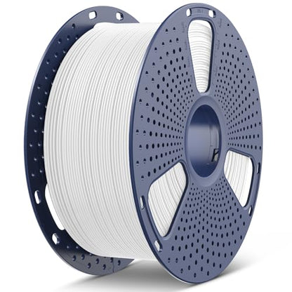 SUNLU PLA 3D Printer Filament, Large Spool, White, 3KG - color: Large Spool 3kg Pla White, size: 3 kg