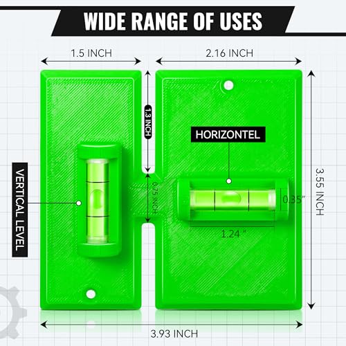 Labor Saving Devices for Old Work Box, Outlet Template,1 Pack,Green - color: Green