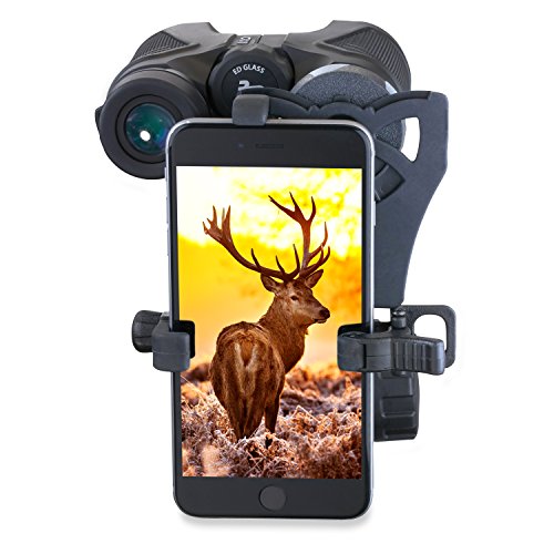 Carson HookUpz Universal Smartphone Digiscoping Adapter for Most Full Sized Binoculars (IB-700) XX-Large - style: HookUpz