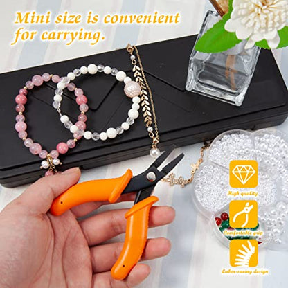 Mini Flat Nose Pliers for Jewelry Making - 4-Inch Duck Billed Smooth Jaw Micro Pliers - Wire Bending, Wrapping, Forming Tools - style: Mini Flat Nose Pliers