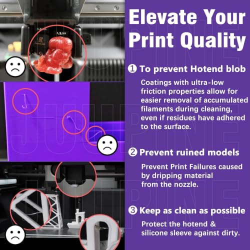 MPVD™ Hotend for Bambu Lab X2D P2S H2D H2S H2C A1 A1mini Nozzle Upgrade Nano-Coating Anti-Stick Filamant High Hardness 2800HV for Bambu lab P2S Nozzle Anti-Clog H2D Nozzle Bamboo 3D Printer - color: 0.4mm Hotend Kit