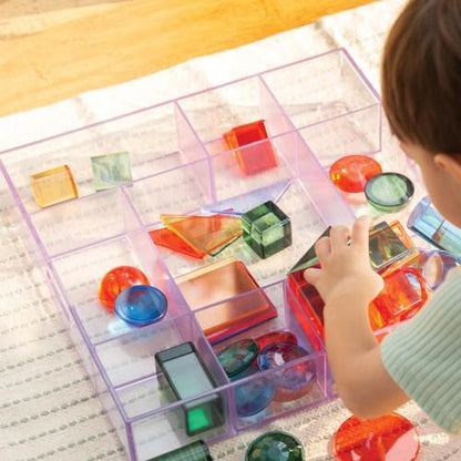 Kaplan Early Learning Company Loose Parts Stackable Tray - Clear