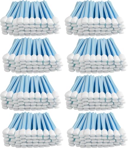 Foam Printer Cleaning Swabs Sticks - BIHYM Square Lint-Free Foam Tip Swab for Camera, Inkjet Printer, Painting, Optics Lens Equipment (200PCS) (Pack of 4) - size: 200PCS (Pack of 4)