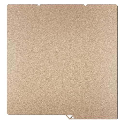 264 x276MM Kobra S1 Kobra X Kobra 4 Build Plate,Double Sided Textured Gold PEI for Anycubic Kobra S1/Kobra X/Kobra 4 Kobra S1 Spring Steel Sheet Platform Removable Heated Bed for Anycubic 3D Printer. - color: Double Side Textured PEI