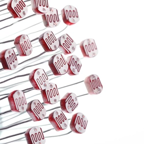 EBOOT 30 Pieces Photoresistor Photo Light Sensitive Resistor Light Dependent Resistor 5 mm (5516) - style: 5516