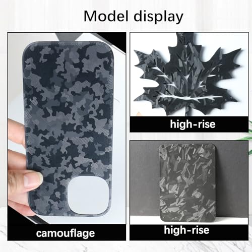 257x257mm Camouflage+High-Rise Build Plate for Bambu Lab X2D/X1/X1C/X1E/P1P/P1S/P2S/A1,Double Sided Smooth Flexible Spring Steel Plate Heated Bed Platform for Bambu Lab 3D Printers - color: Camouflage+High-Rise