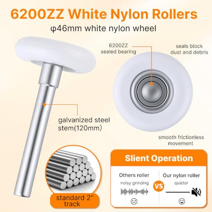 Garage Door Hardware Roller/Hinge/Top Bracket/Wire Rope for 7 Height Doors