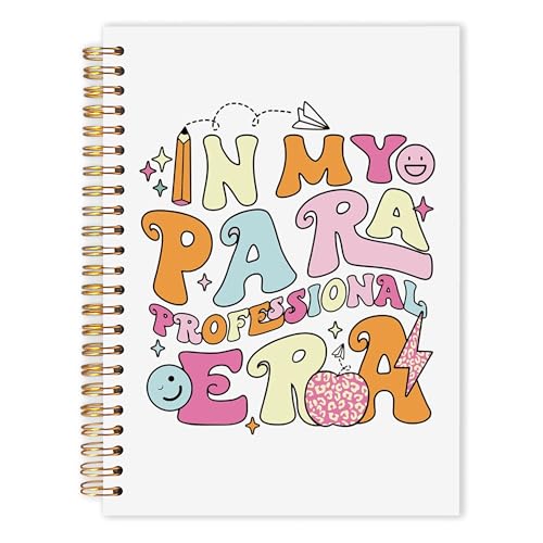 Paraprofessional Gifts Notebook Journal, Paraprofessional Must Haves, Paraeducator Para Teacher Assistant Appreciation Gifts, In My Para Professional Era Hardcover Spiral Notebook 5.5x8.3 Inch - color: Para Teacher