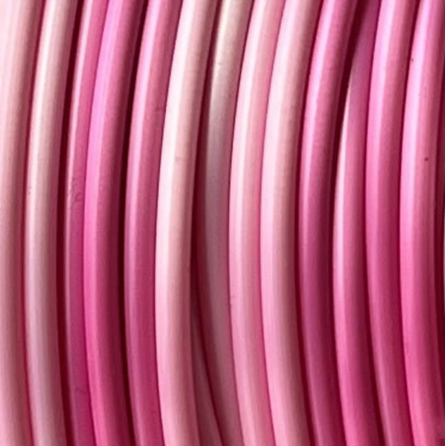 Cookiecad Silk PLA Filament Rainbow Gradient, Pink Ombre, 1.75mm 1kg - color: Silk Pink Ombre