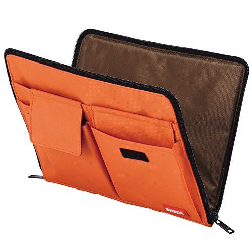 LIHITLAB Bag Laptop Sleeve with Storage Pockets (Bag-in-Bag), 7.1 x 9.8 Inches, Yellow Green (A7553-6) - color: Yellow Green, size: 7.1 in x 9.8 in