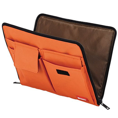 LIHITLAB Bag Laptop Sleeve with Storage Pockets (Bag-in-Bag), 7.1 x 9.8 Inches, Yellow Green (A7553-6) - color: Yellow Green, size: 7.1 in x 9.8 in