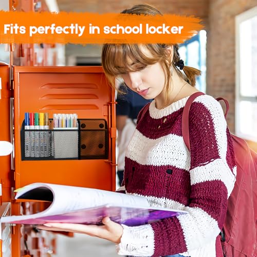 Magnetic Pencil Holder Whiteboard Pen Holder Locker Accessories (3-Slot*1)