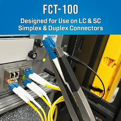 Jonard Tools TK-188 Fiber Optic Connector Cleaning and Inspection Kit with 200x Microscope - style: Basic Kit + 200x Microscope