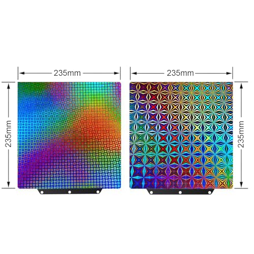 F1 Build Plate for Adventurer 5M/5M Pro/AD5X Spring Steel Sheet 235 x235MM Build Sheet Double Sided Smooth F1 Platform Removable Heated Bed for Flashforge 3D Printer - color: Green, size: 235X235mm