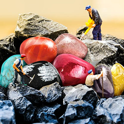 Gamerside Rock Collection 25 Mineral Rocks Gemstones for Kids 6-12 - color: 25 Rocks