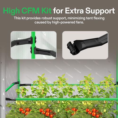 VIVOSUN P848 PRO Grow Tent 4x8 Large Indoor Grow Tents 96"x48"x 80" - size: 96"x48"x80"