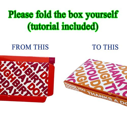 Thank You Dough Gift Card Holder – 4 Pack Funny Appreciation Money Gift Box – Cash Holder for Coworkers, Friends, Staff, Volunteers, Boss, Nurses, Coaches – Coffee & Donut Theme Thank You Gift - color: 4 Pack Thank You Dough